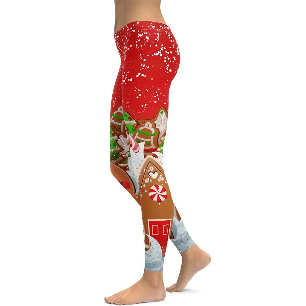 Gingerbread Man Leggings