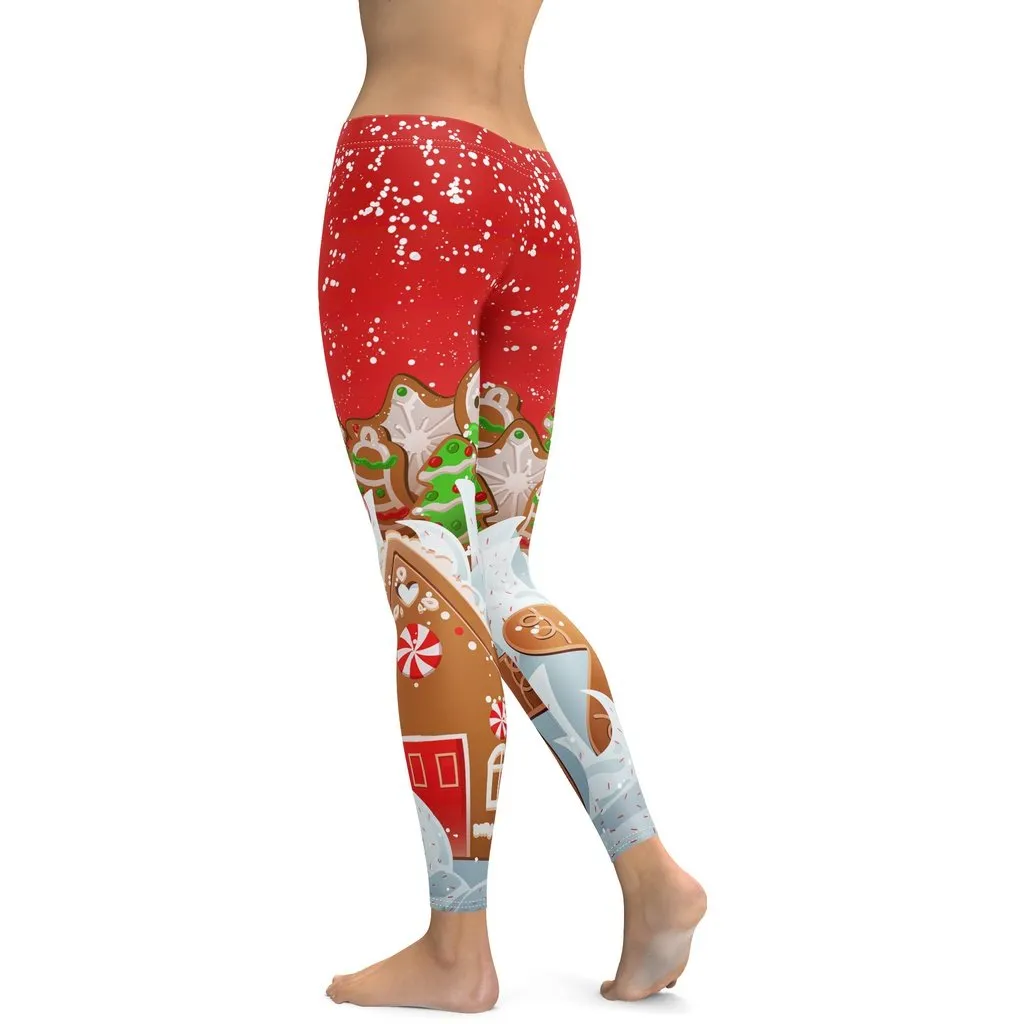 Gingerbread Man Leggings