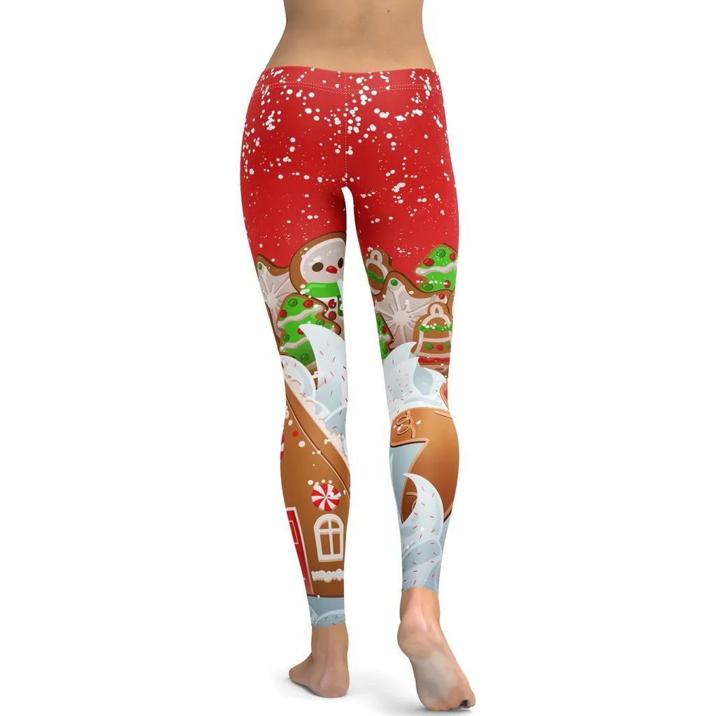 Gingerbread Man Leggings