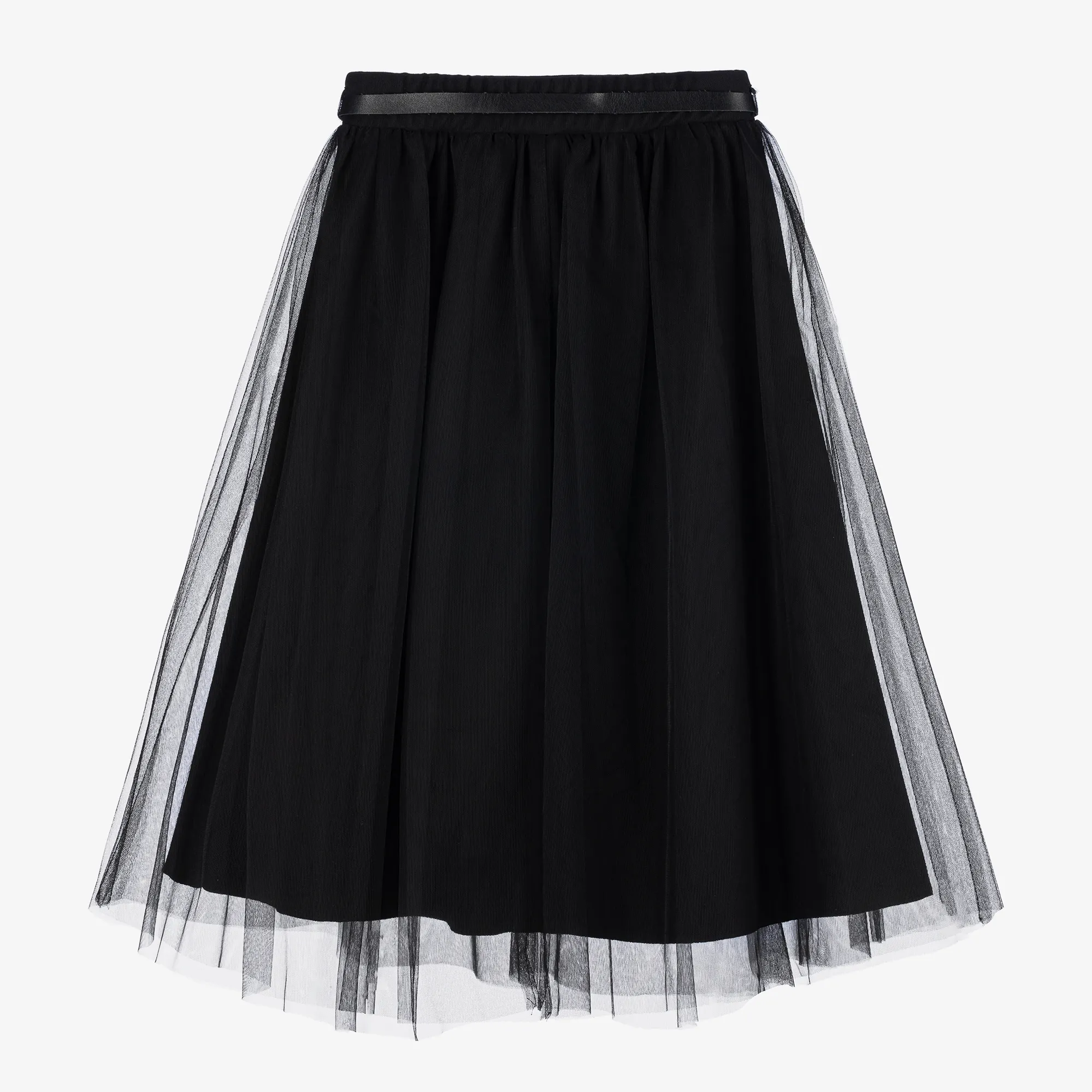 Girls Black Tulle Skirt