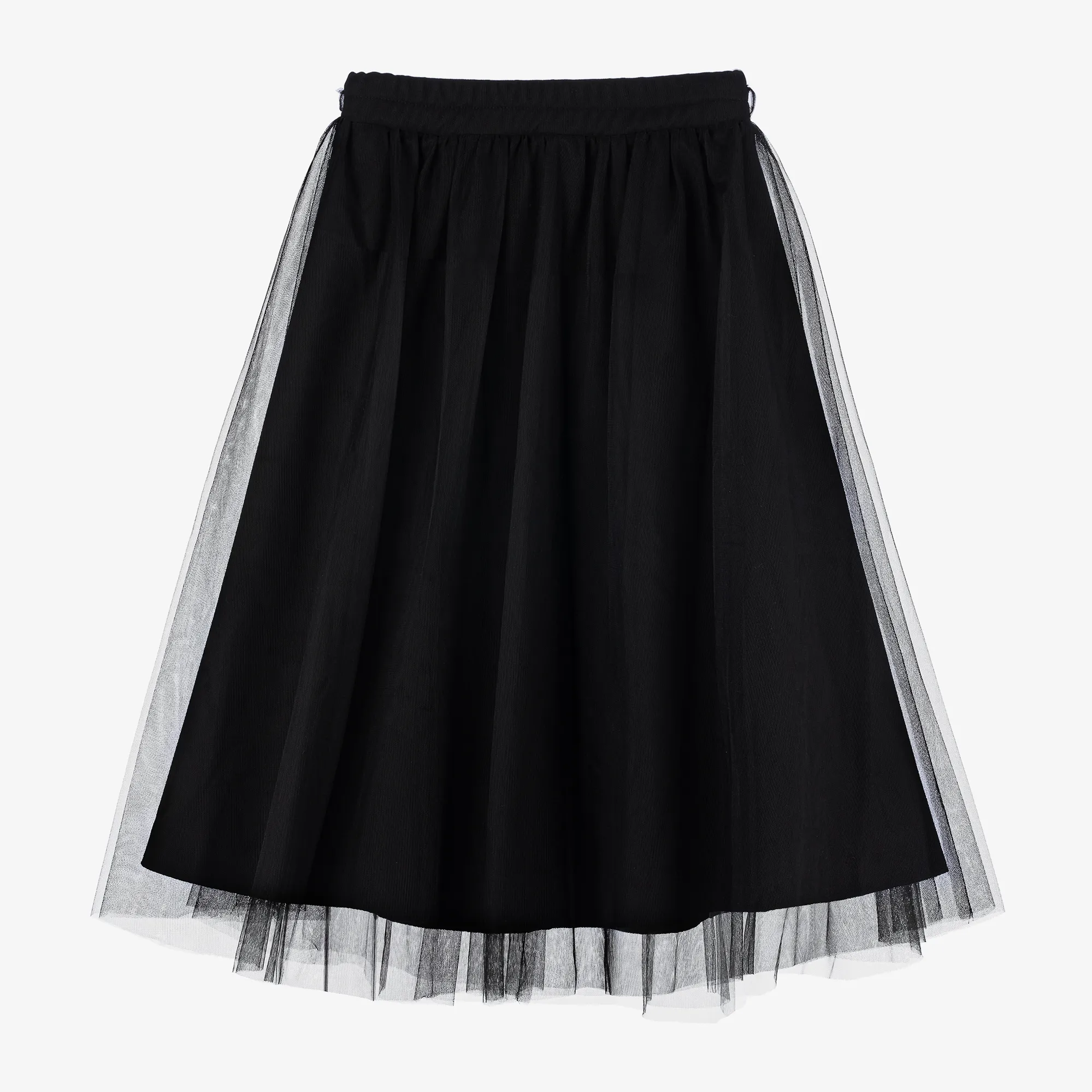 Girls Black Tulle Skirt