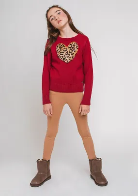 Girl's Camel Leggings