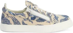 Giuseppe Zanotti abstract print low-top sneakers Neutrals