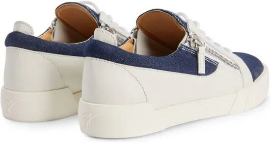 Giuseppe Zanotti colour-block panelled sneakers White