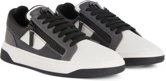 Giuseppe Zanotti panelled low-top sneakers Black