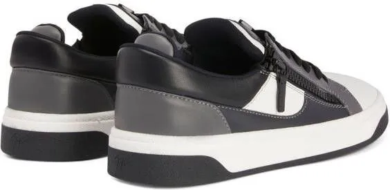 Giuseppe Zanotti panelled low-top sneakers Black