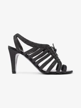 Gladiator Sandals 90mm Black Leather EU 37.5 UK 4.5