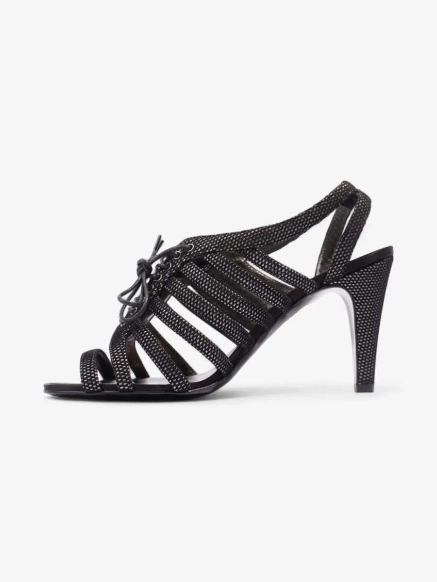 Gladiator Sandals 90mm Black Leather EU 37.5 UK 4.5