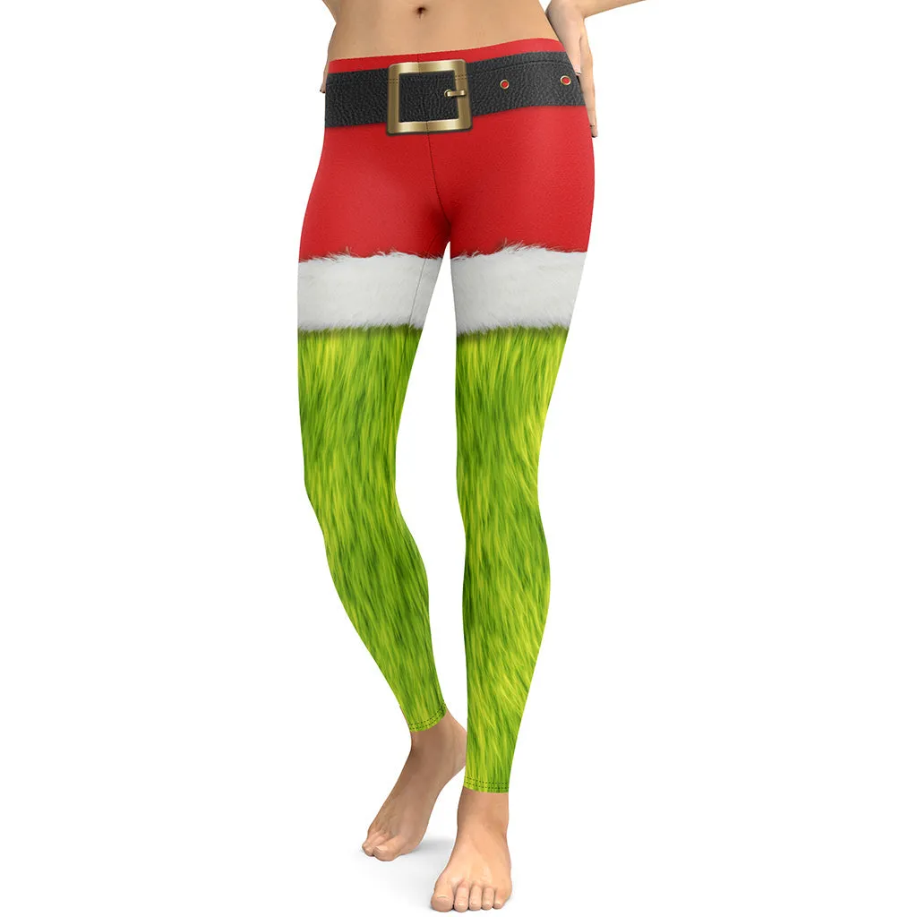 Grumpy Christmas Leggings