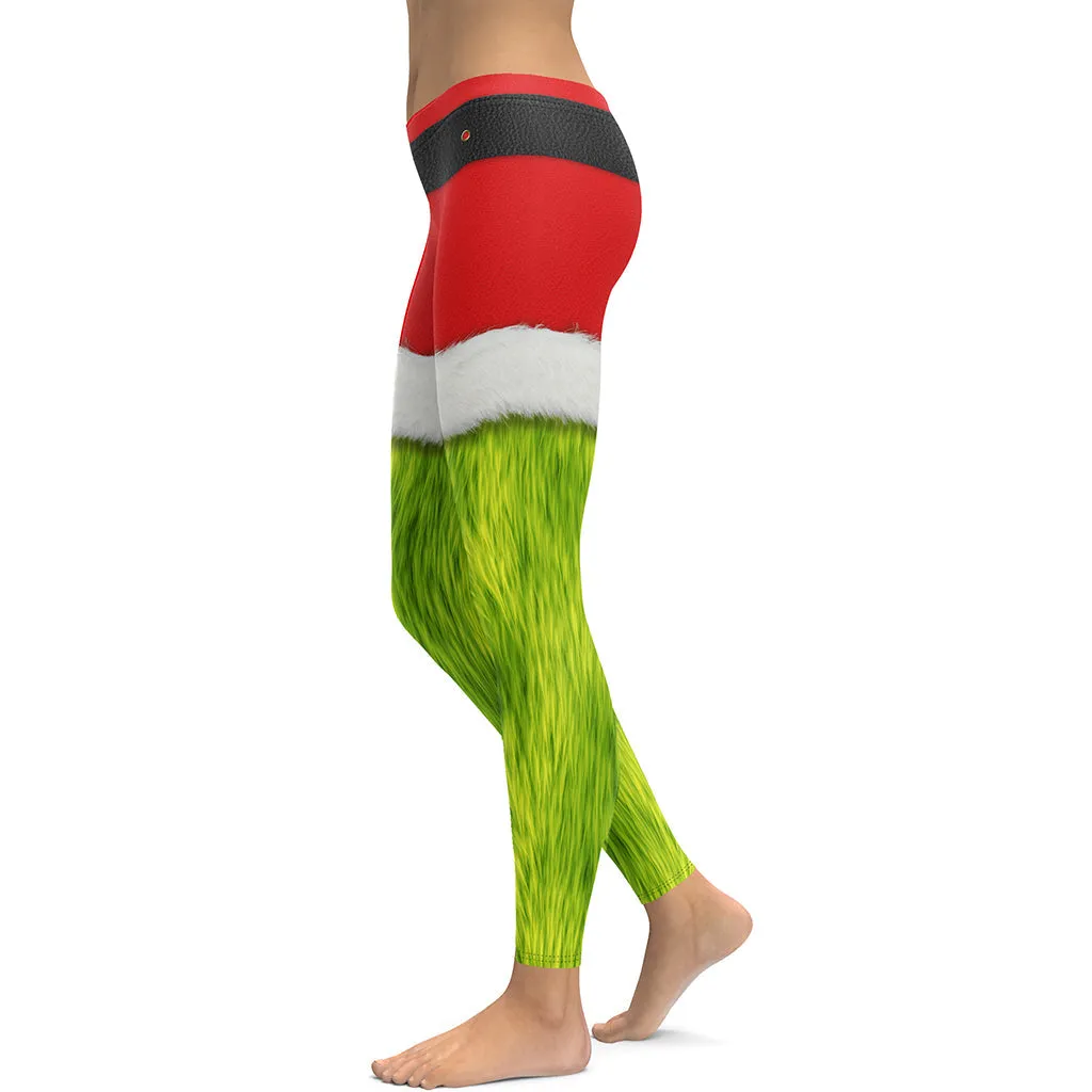 Grumpy Christmas Leggings