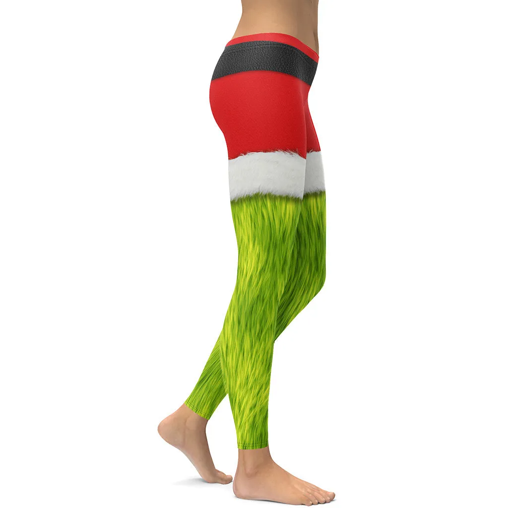 Grumpy Christmas Leggings