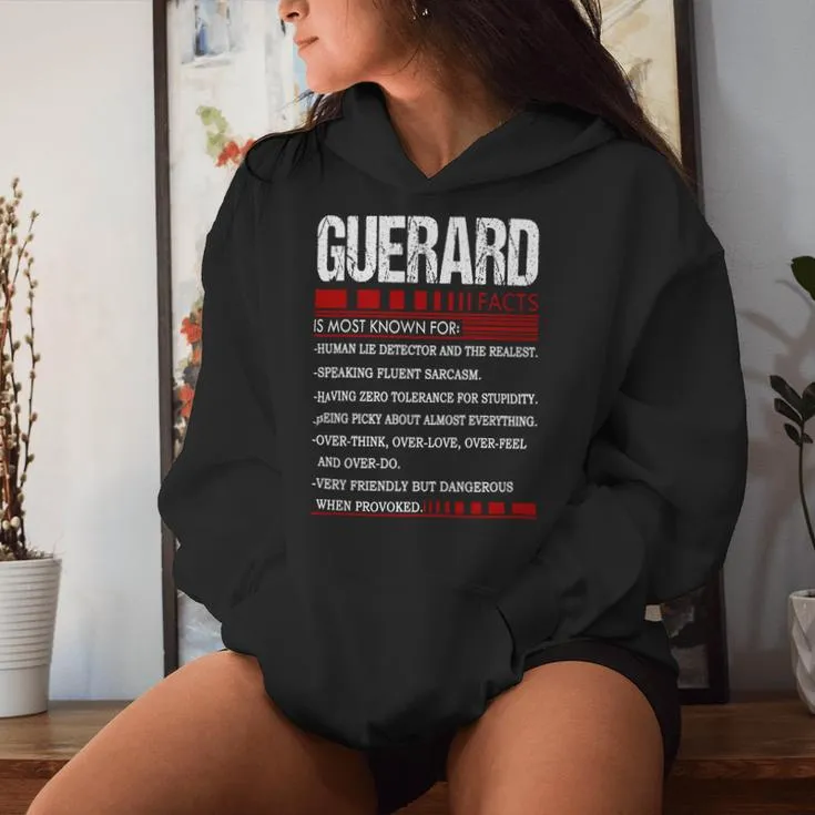 Guerard Name Facts Last Name Guerard Name Facts Family Name Women Hoodie