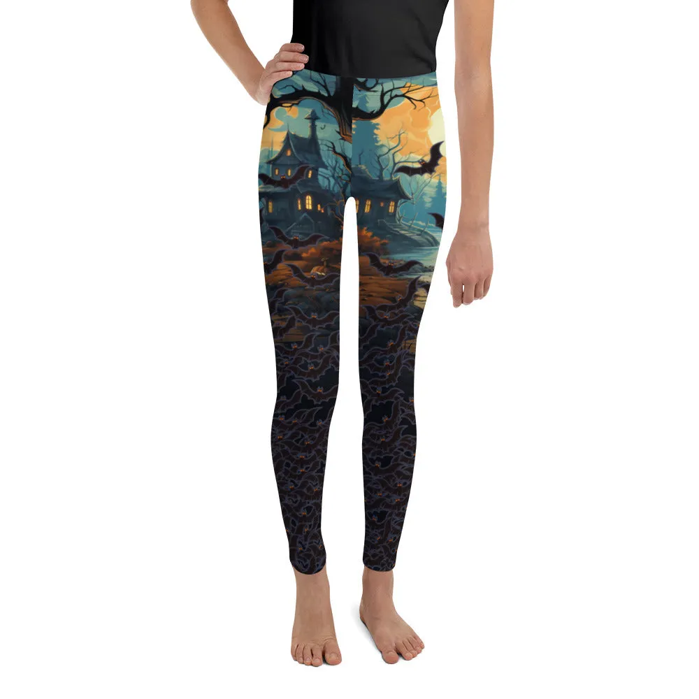 Halloween Bats Youth Leggings