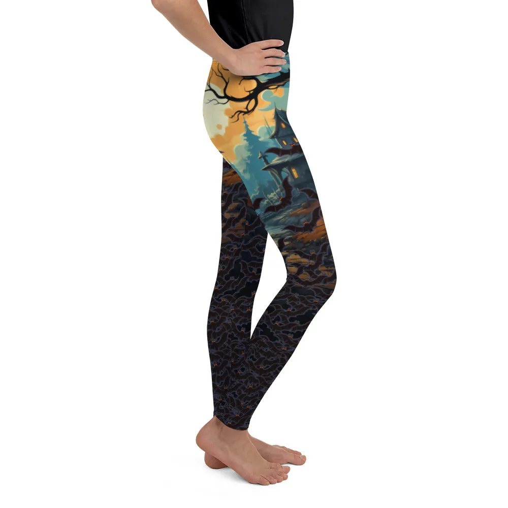 Halloween Bats Youth Leggings