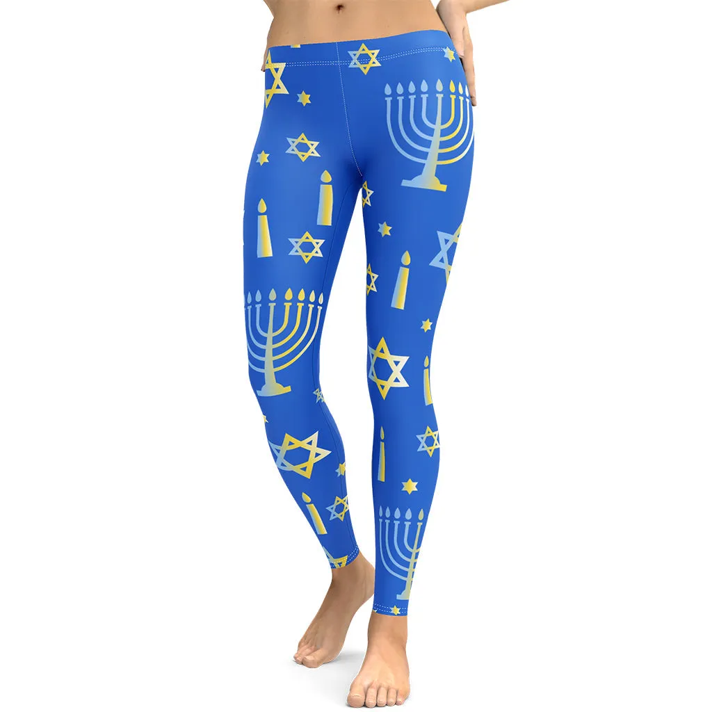 Hanukkah Leggings