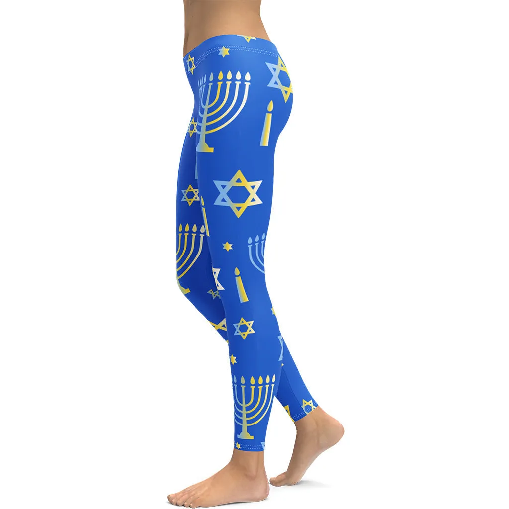 Hanukkah Leggings