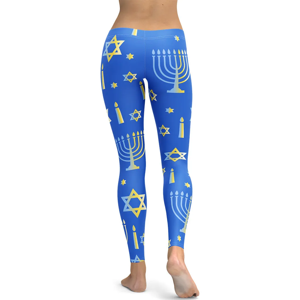 Hanukkah Leggings