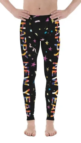 Happy New Year Men's Leggings