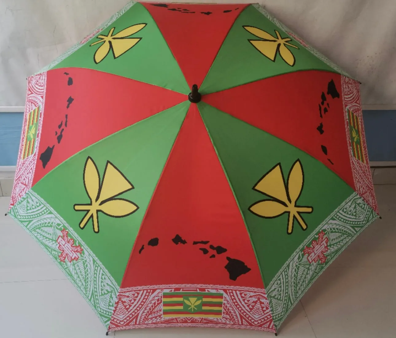 Hawaii Rasta Tribal Hawaiian Paddles Umbrella Limited EDITION