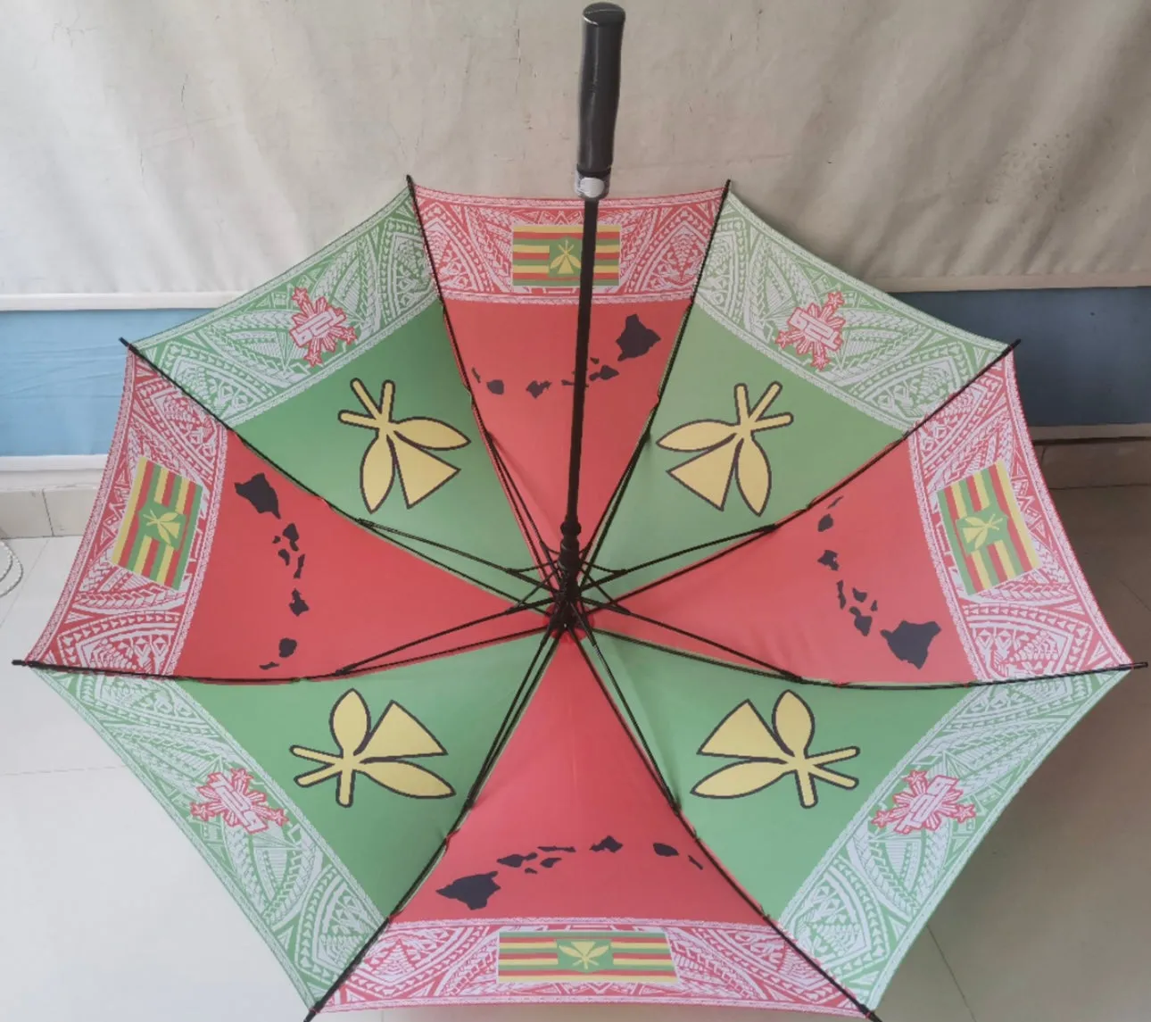 Hawaii Rasta Tribal Hawaiian Paddles Umbrella Limited EDITION