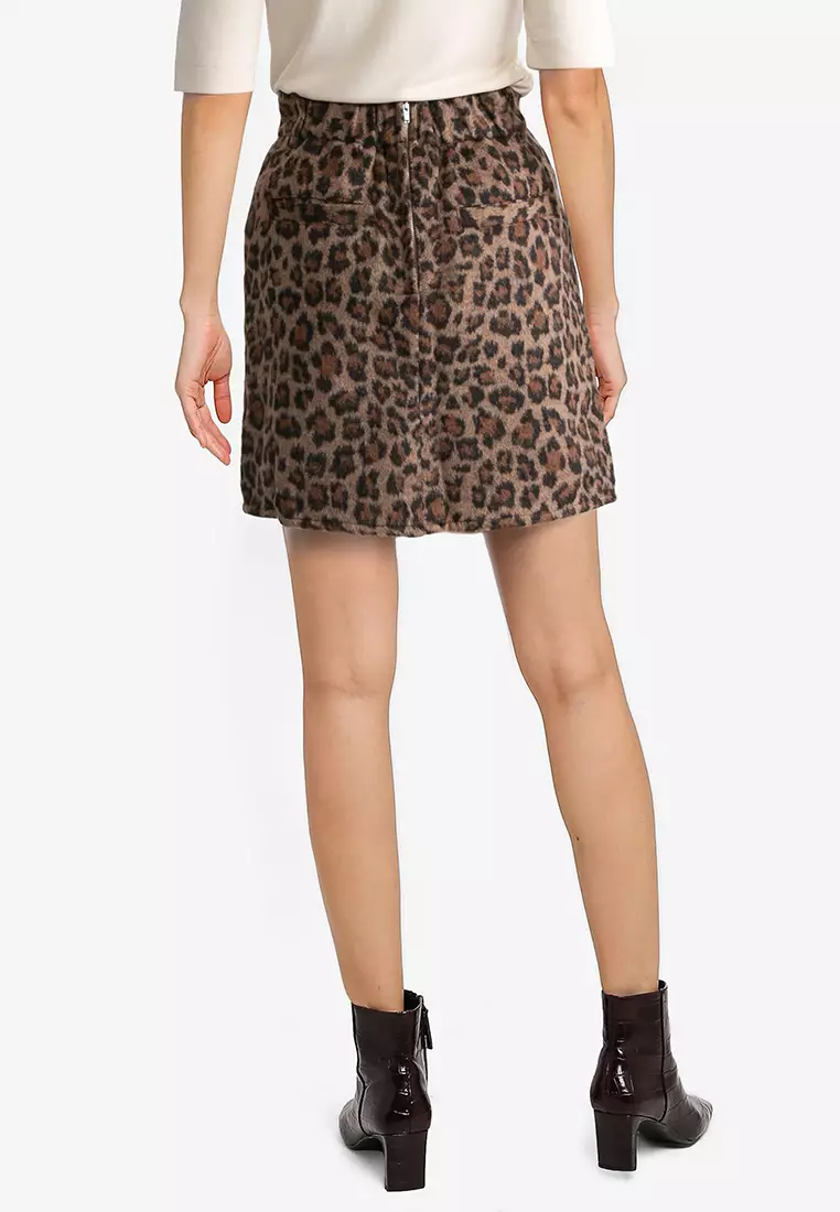 Heather Causal Mini Skirt