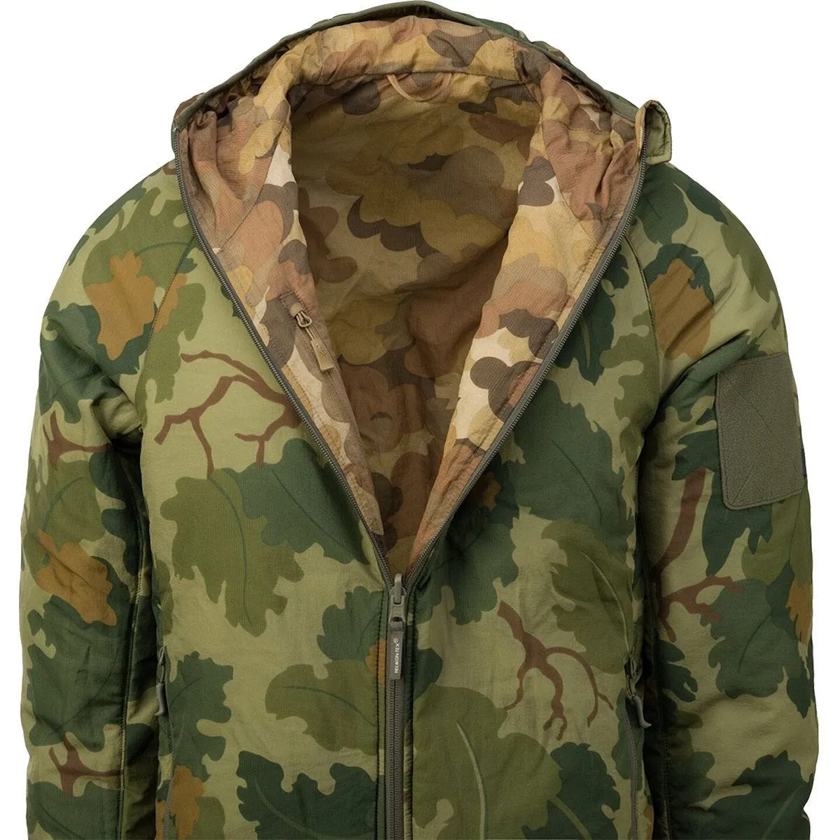 Helikon Reversible Wolfhound Hoodie Jacket Mitchell Camo Leaf/Mitchell Camo Clouds