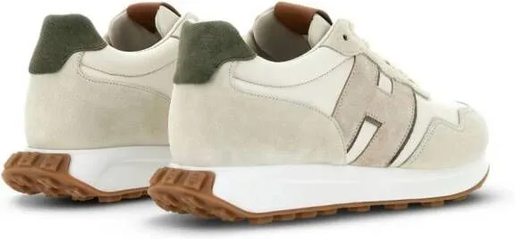 Hogan H601 panelled suede sneakers Neutrals