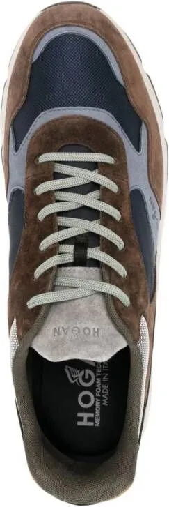 Hogan Hyperlight leather sneakers Brown