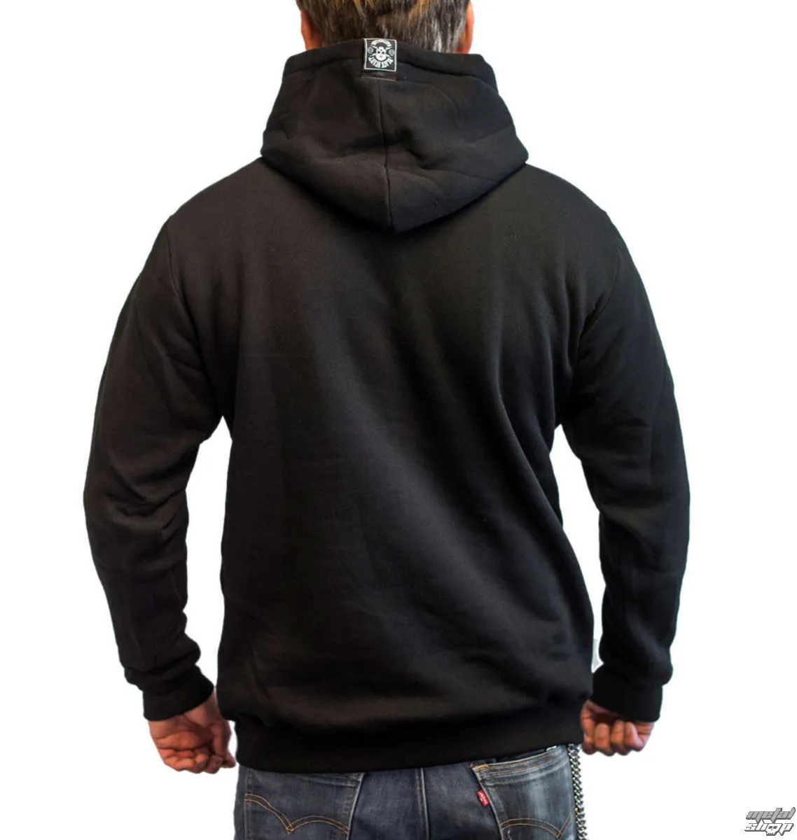 hoodie men's - RAT TRAP - BLACK HEART - 003-0038-BLK  -  Metal-shop