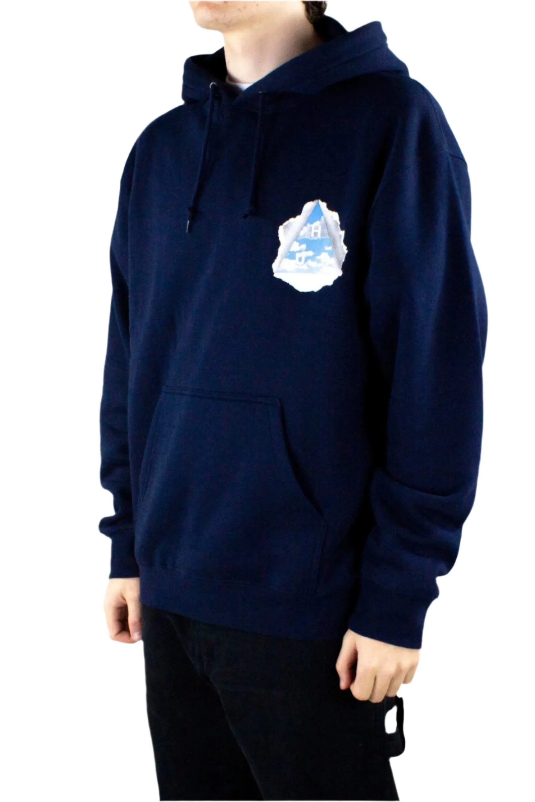 HUF Tear You A New One Hoodie - Navy exclusive at Remix