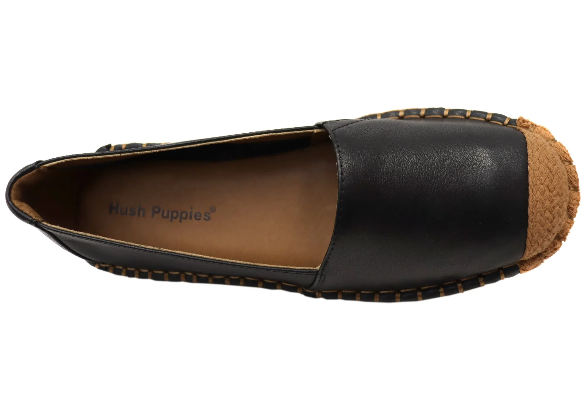 Hush Puppies Barbados Womens Comfortable Leather Shoes