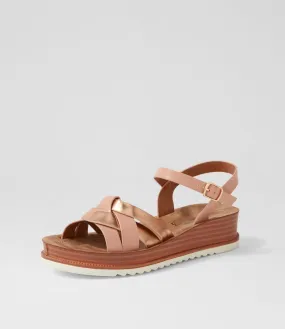 I LOVE BILLY Ralph Pink Rose Gold Sandals