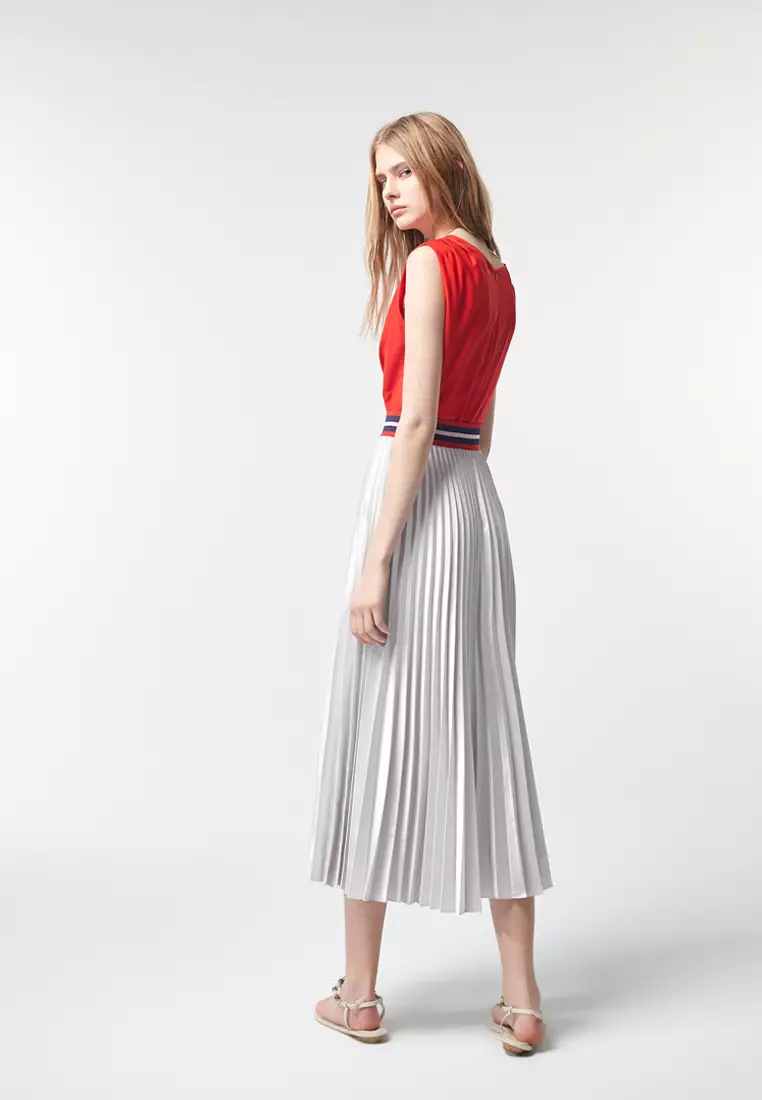 iROO Metallic Long Skirt