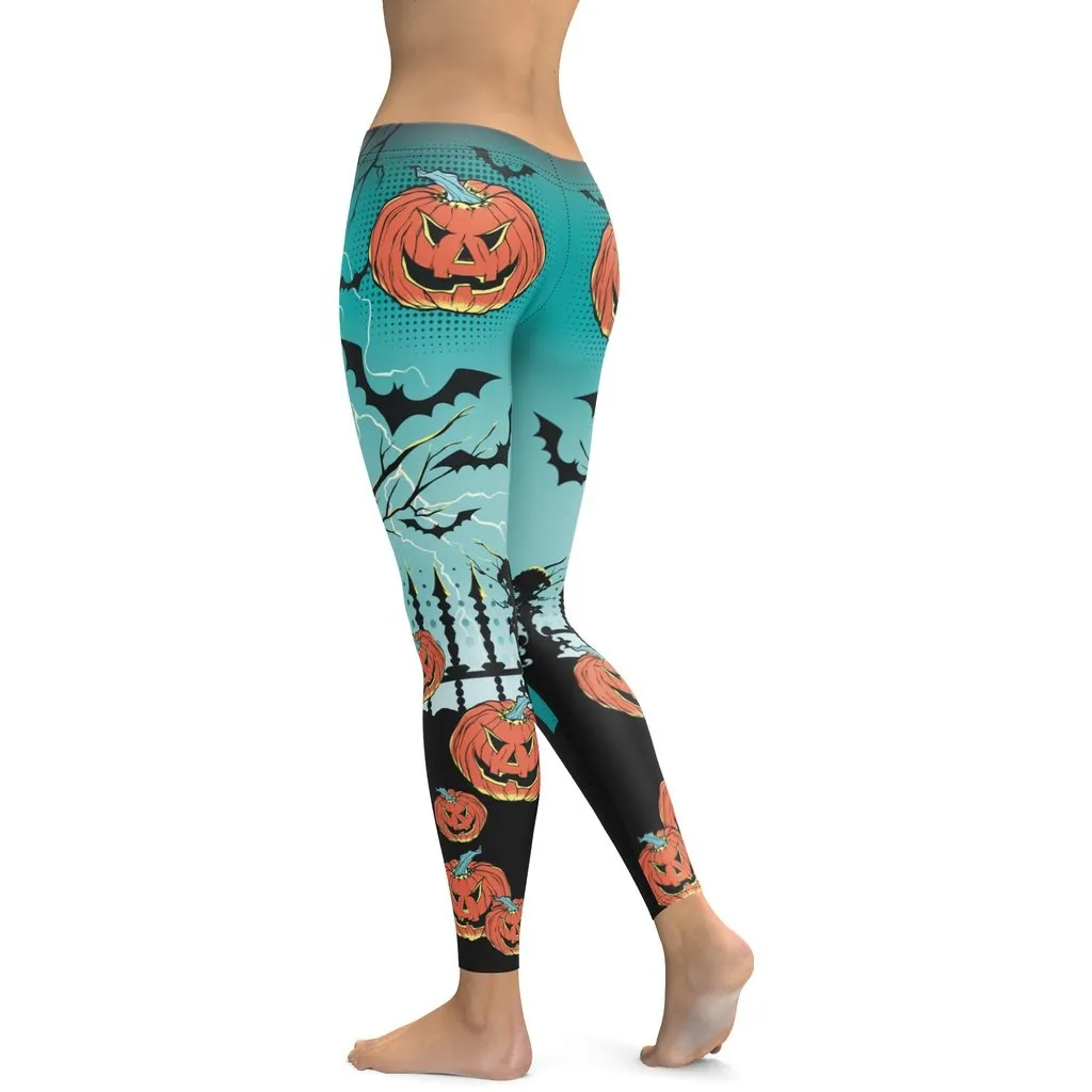 Jack O'Lantern Leggings