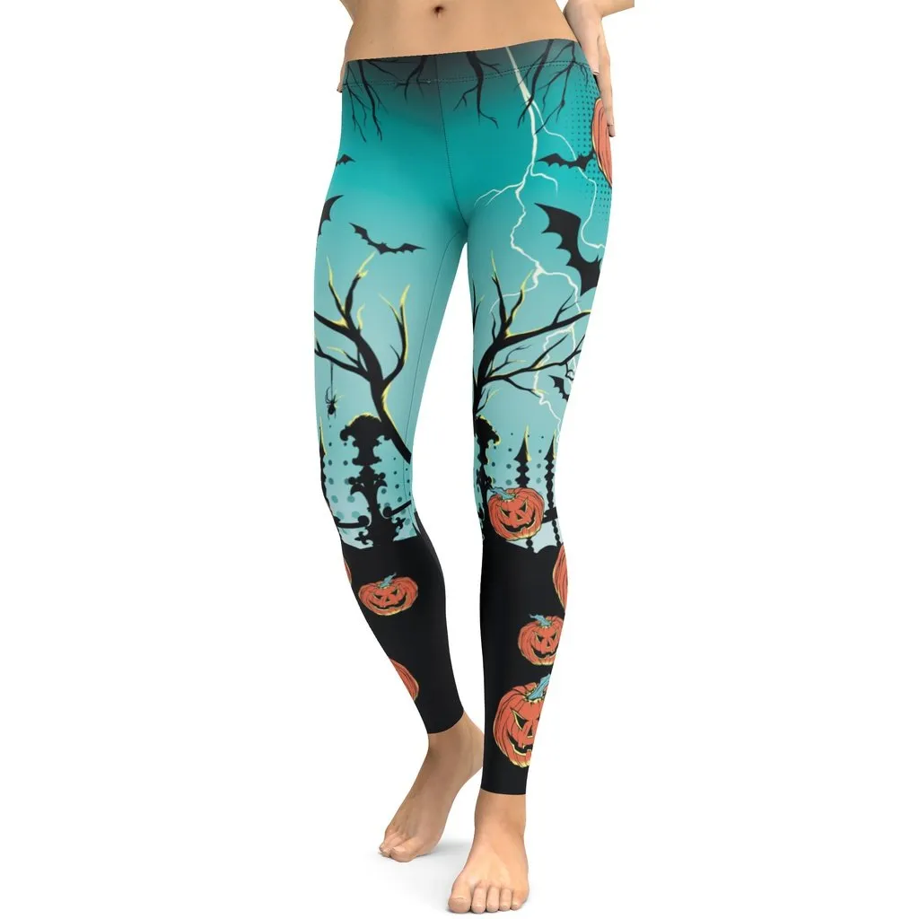 Jack O'Lantern Leggings