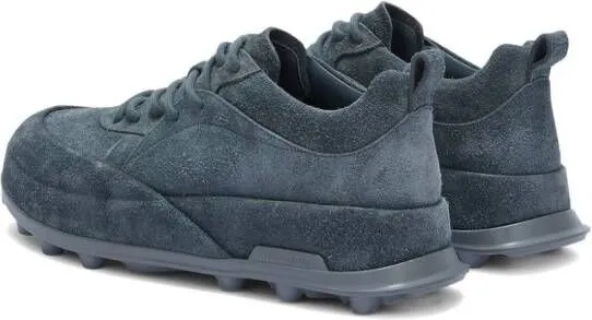 Jil Sander Orb suede sneakers Grey