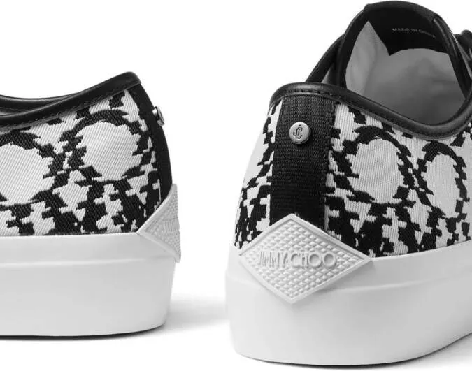 Jimmy Choo Palma M logo-jacquard sneakers White