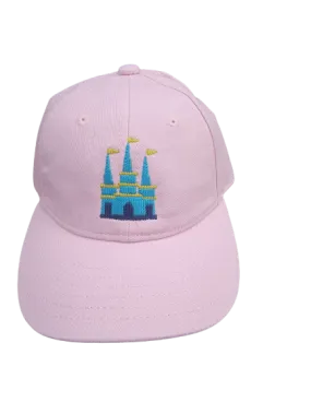 KIDS CASTLE ON LIGHT PINK HAT