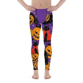 Kitty Loves Halloween Men's Leggings