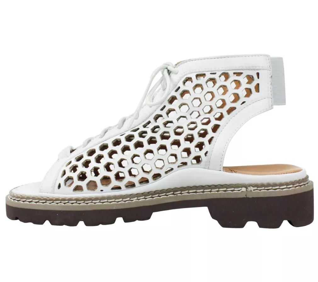 L'Amour Des Pieds Leather Ghillie Sandals - Dantu