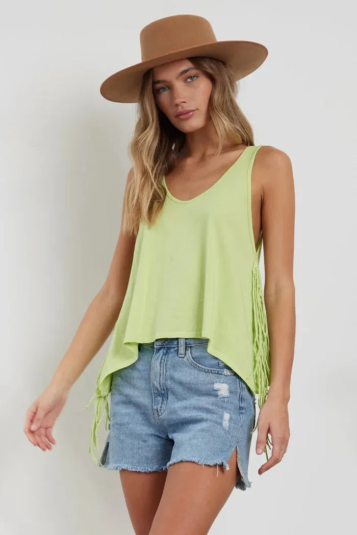 LA Made Layla Fringe Tank