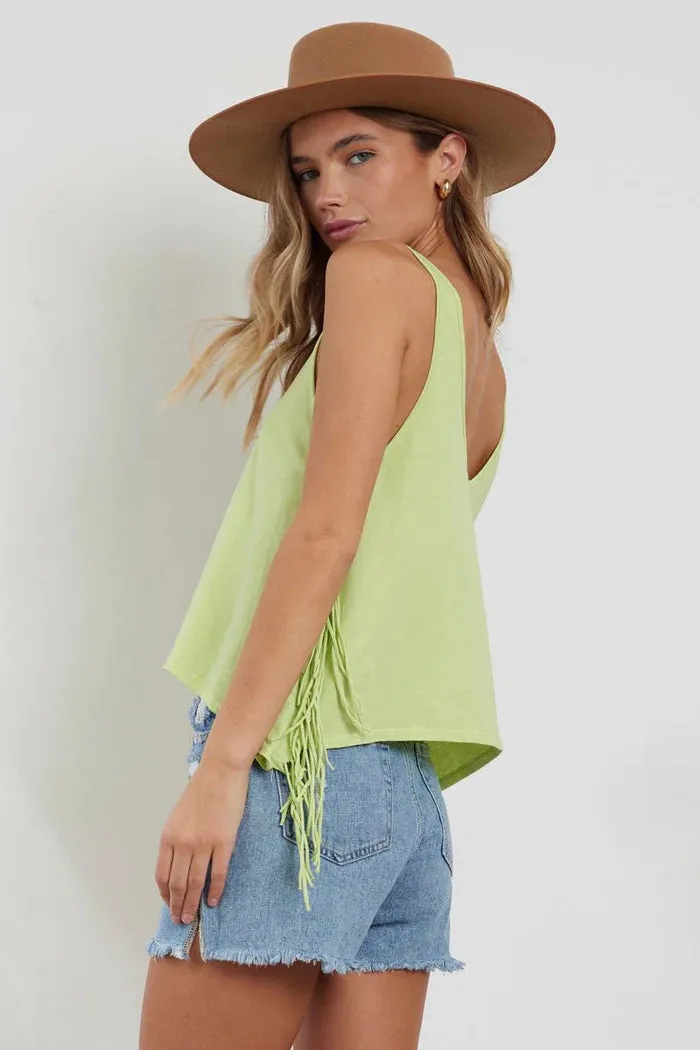 LA Made Layla Fringe Tank