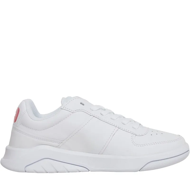 Lacoste Womens Game Advance Trainers White/Dark Pink