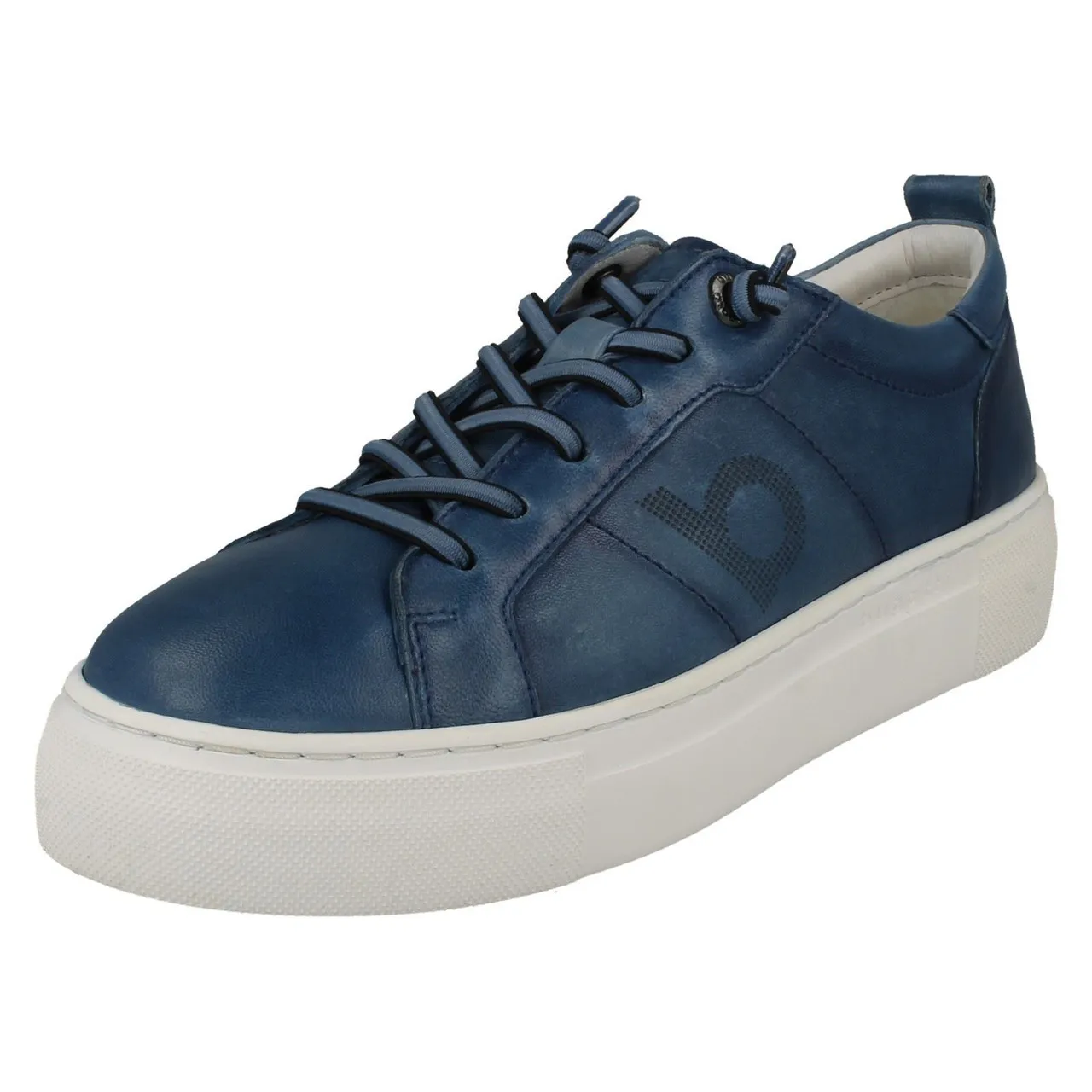 Ladies Bugatti Casual Elasticated Lace Up Trainers 88301