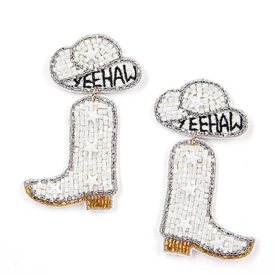 Laura Janelle Cosmic Cowgirl Boot Earrings