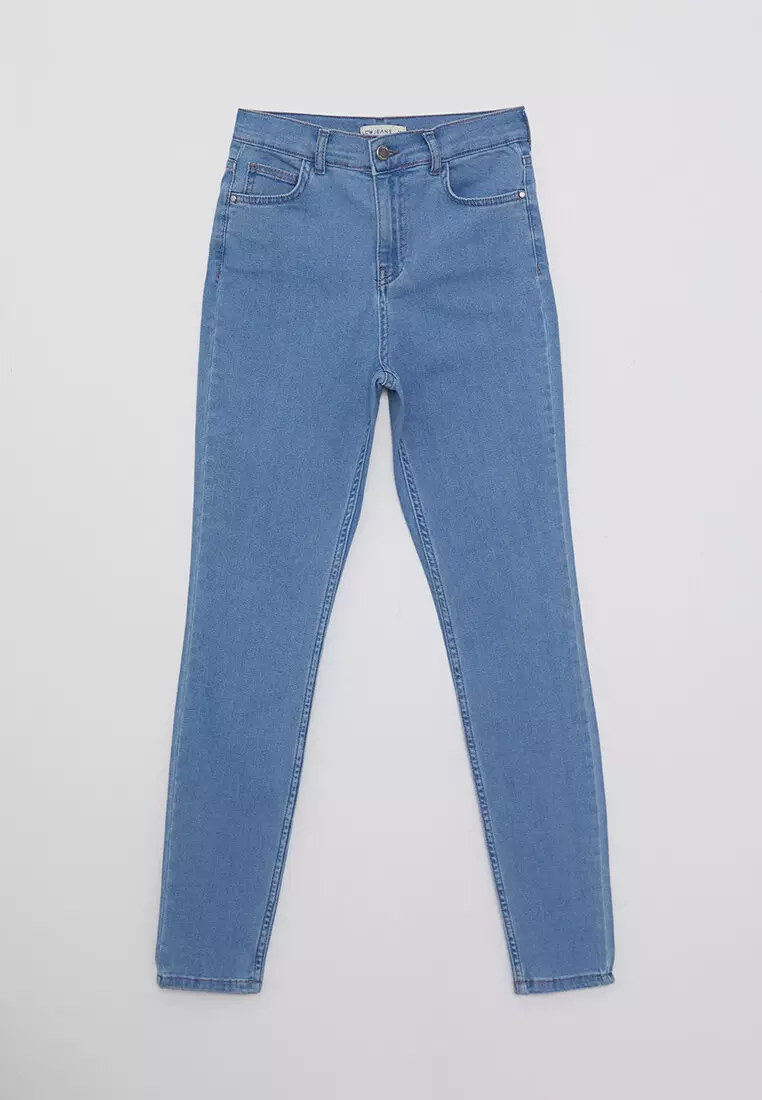 LC WAIKIKI Skinny Fit Straight Pocket Detailed Women's Rodeo Jeans