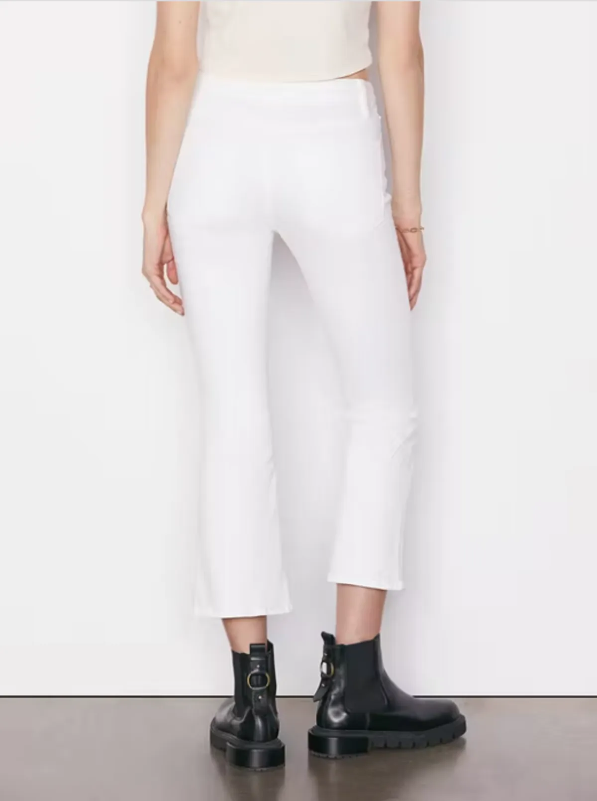 Le Crop Mini Boot - Blanc