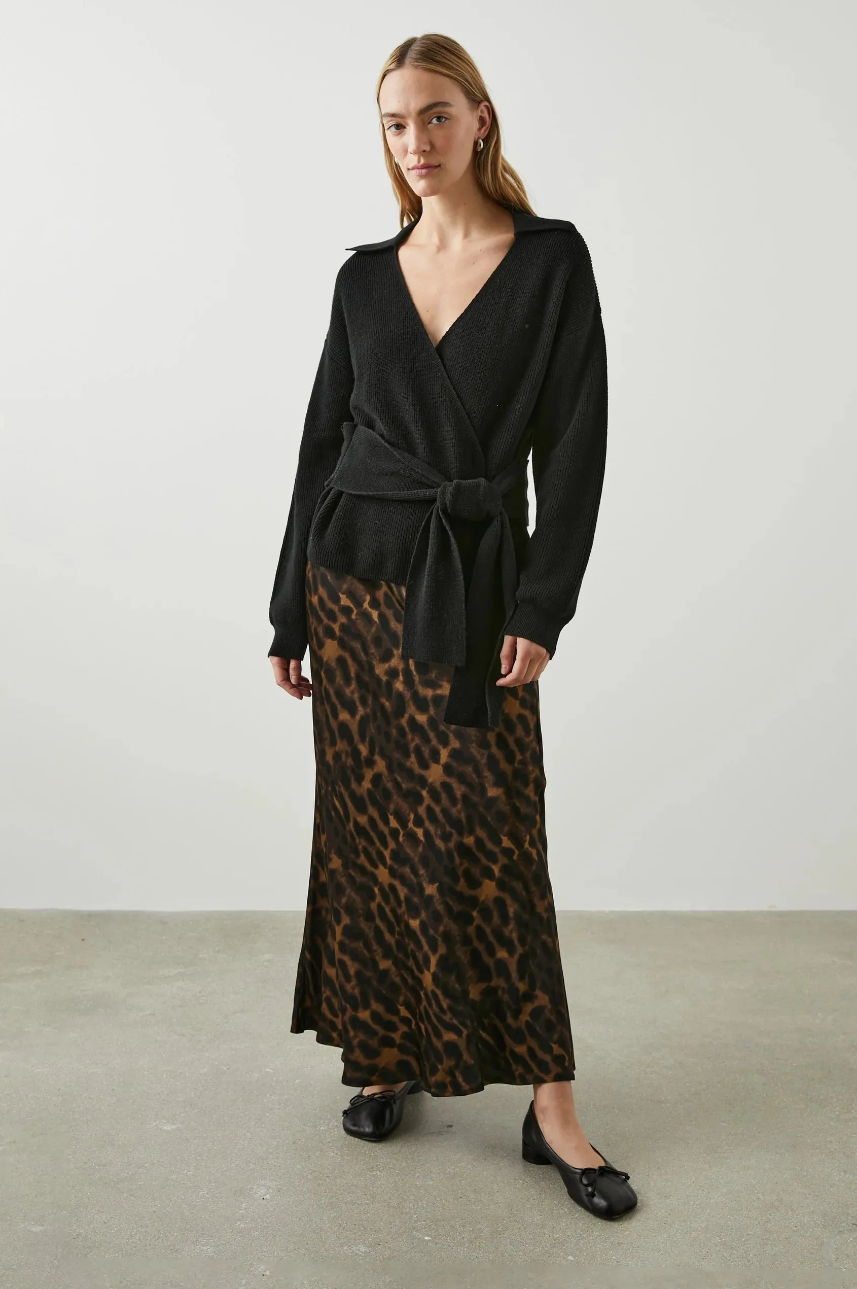 Leia Skirt Umber Leopard