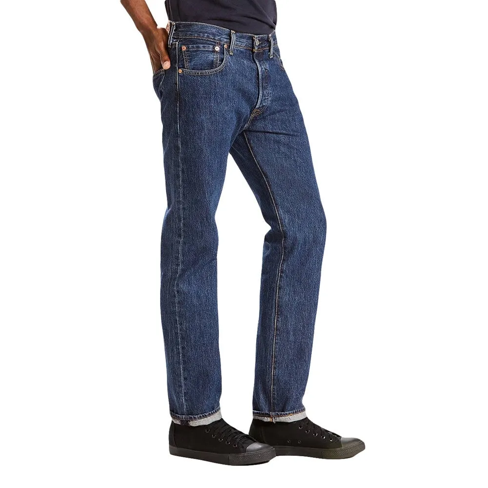 Levi's Mens 501 Original Jeans - Dark Stonewash | Buy Now