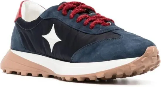 Madison.Maison Star suede-trimmed sneakers Blue